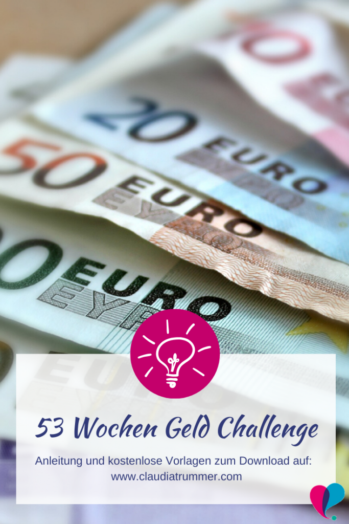 52 Wochen Geld Challenge Inkl Vorlage