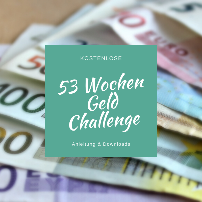 52 Wochen Geld Challenge Inkl Vorlage